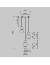 MAYTONI Пендел Drop - MOD273PL-L33G3K - 6