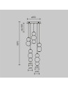 MAYTONI Пендел Drop - MOD273PL-L80G3K - 6