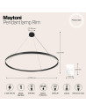 MAYTONI Пендел Rim - MOD058PL-L65B3K - 5