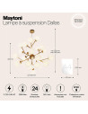 MAYTONI Пендел Далас - MOD545PL-24BS - 9