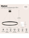 MAYTONI Пендел Rim - MOD058PL-L54B3K - 4
