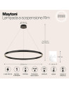 MAYTONI Пендел Rim - MOD058PL-L54B3K - 5