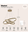 MAYTONI Пендел Rim - MOD058PL-L100BS3K - 6