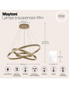 MAYTONI Пендел Rim - MOD058PL-L100BS3K - 9