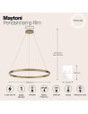 MAYTONI Пендел Rim - MOD058PL-L42BS3K - 4