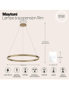 MAYTONI Пендел Rim - MOD058PL-L42BS3K - 8