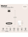 MAYTONI Пендел Rim - MOD058PL-L22B3K - 2