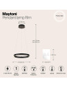 MAYTONI Пендел Rim - MOD058PL-L22B3K - 3