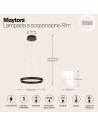 MAYTONI Пендел Rim - MOD058PL-L22B3K - 4