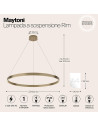MAYTONI Пендел Rim - MOD058PL-L54BS3K - 5
