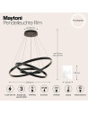 MAYTONI Пендел Rim - MOD058PL-L100B3K - 5