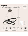 MAYTONI Пендел Rim - MOD058PL-L100B3K - 9
