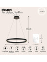 MAYTONI Пендел Rim - MOD058PL-L32B3K - 3