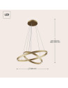 MAYTONI Пендел Rim - MOD058PL-L55BS3K - 5