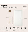 MAYTONI Пендел Cascade - MOD132PL-L36BSK1 - 5