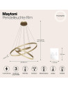 MAYTONI Пендел Rim - MOD058PL-L100BS4K - 10