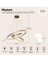 MAYTONI Пендел Rim - MOD058PL-L100BS4K - 12