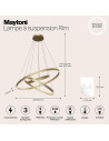MAYTONI Пендел Rim - MOD058PL-L100BS4K - 13
