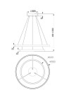 MAYTONI Пендел Rim - MOD058PL-L74BS4K - 10