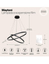 MAYTONI Пендел Rim - MOD058PL-L74B4K - 12