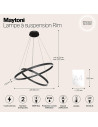 MAYTONI Пендел Rim - MOD058PL-L74B4K - 13
