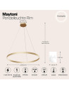 MAYTONI Пендел Rim - MOD058PL-L42BS4K - 7