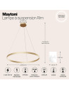MAYTONI Пендел Rim - MOD058PL-L42BS4K - 12