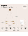 MAYTONI Пендел Rim - MOD058PL-L32BS4K - 8