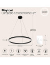 MAYTONI Пендел Rim - MOD058PL-L42B4K - 9