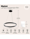 MAYTONI Пендел Rim - MOD058PL-L32B4K - 13