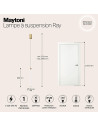 MAYTONI Пендел Рей - P022PL-L20G3K - 11