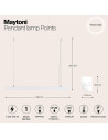 MAYTONI Пендел Точки - P050PL-L40W4K - 10