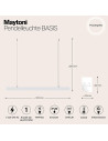 MAYTONI Пендел BASIS - P051PL-L40W4K - 5