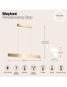 MAYTONI Пендел Стъпка - P010PL-L23G3K - 10