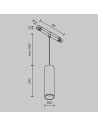 MAYTONI Релсов пендел Focus LED - TR041-2-12W4K-B - 9
