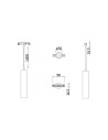 MAYTONI Релсов пендел Focus LED - TR016-2-12W4K-B - 3