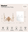 MAYTONI Стенна лампа Perla - ARM337-02-R - 5