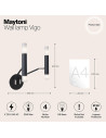 MAYTONI Стенна лампа Vigo - MOD620WL-04B - 7
