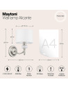 MAYTONI Стенна лампа Alicante - MOD014WL-01N - 4