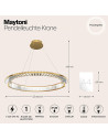 MAYTONI Пендел Krone - P097PL-L45G4K - 4