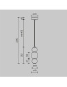 MAYTONI Пендел Drop - MOD273PL-L16CH3K - 7