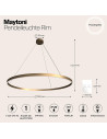 MAYTONI Пендел Rim - MOD058PL-L65BS3K - 3