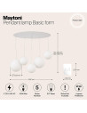 MAYTONI Пендел Basic form - MOD321PL-05W1 - 8