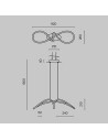 MAYTONI Пендел Curve - MOD156PL-L52B4K - 8