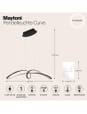 MAYTONI Пендел Curve - MOD156PL-L52B4K - 9