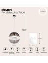 MAYTONI Пендел Rebel - MOD322PL-L6B3K - 12