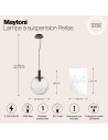 MAYTONI Пендел Perlas - P061PL-01GR - 5