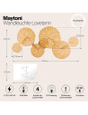 MAYTONI Стенна лампа Lovetann - MOD082WL-04G - 11