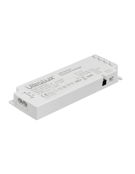 Захранване, стабилизирано, за мебелно светодиодно осветление 12V DC, 36W, 4 порта, 3А, IP20