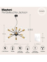 MAYTONI Пендел Jackson - T546PL-12B - 5